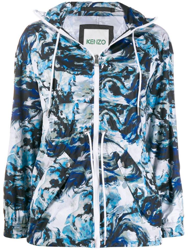 Kenzo Kenzo World Windbreaker - Blue