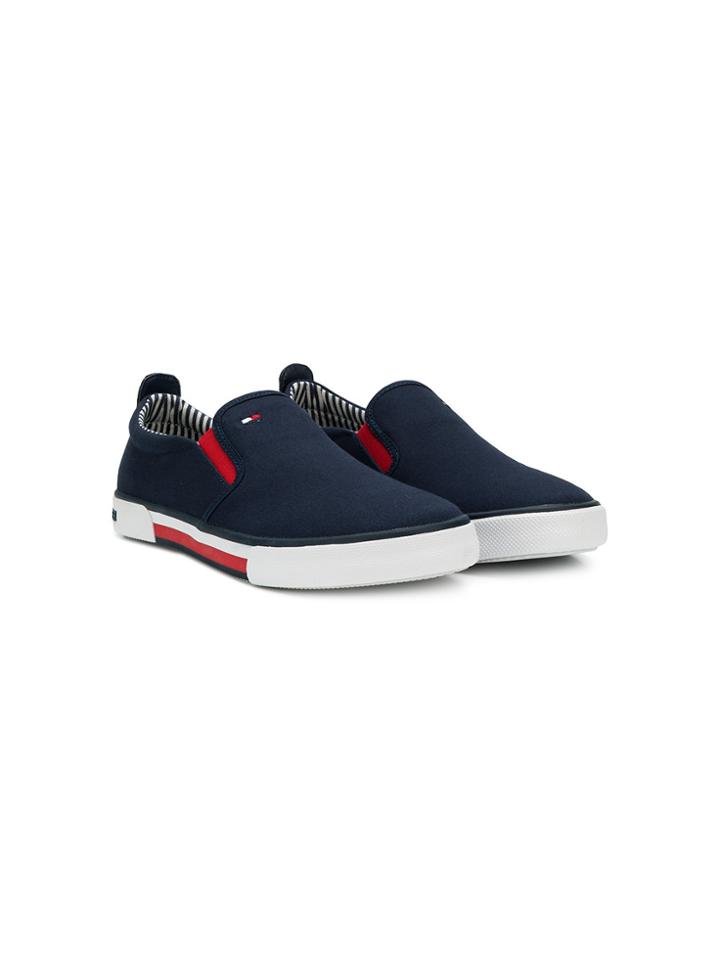 Tommy Hilfiger Junior Logo Slip-on Sneakers - Blue