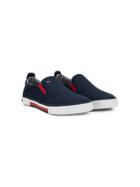 Tommy Hilfiger Junior Logo Slip-on Sneakers - Blue