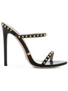 Gianni Renzi Studded Mules - Black