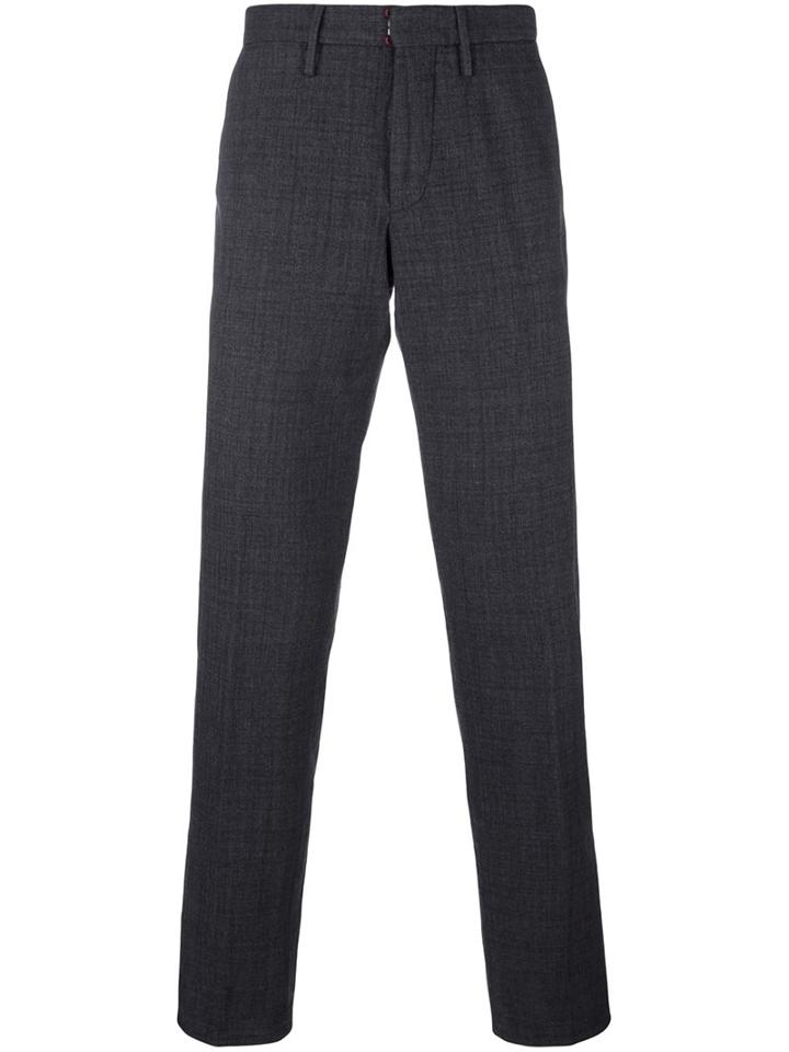 Incotex Tailored Trousers, Men's, Size: 44, Grey, Cotton