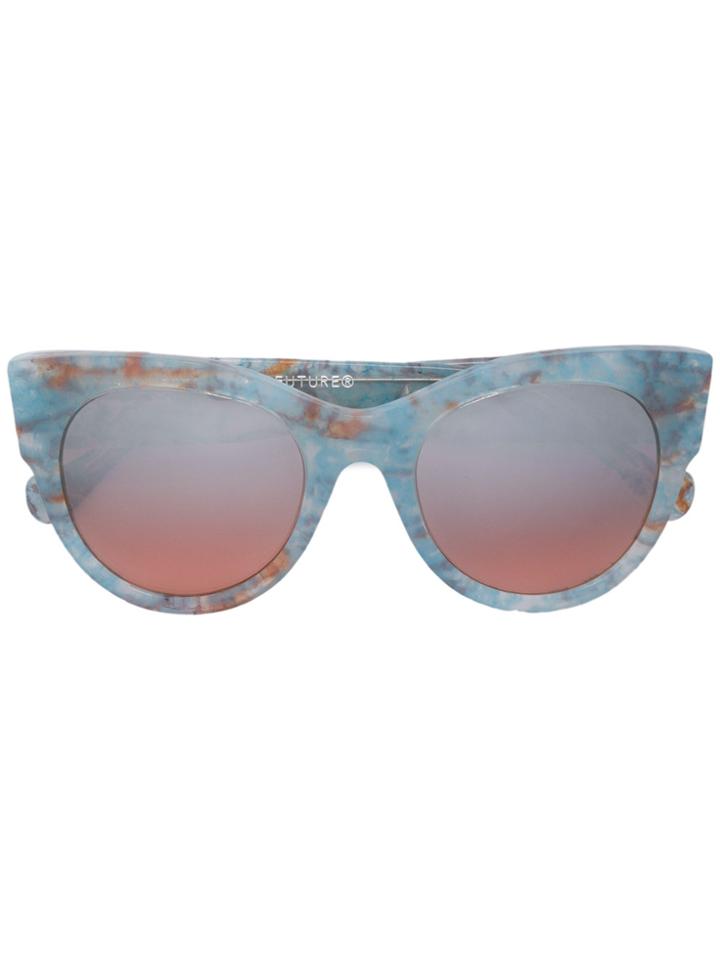 Retrosuperfuture Noa Cat Eye Sunglasses - Blue