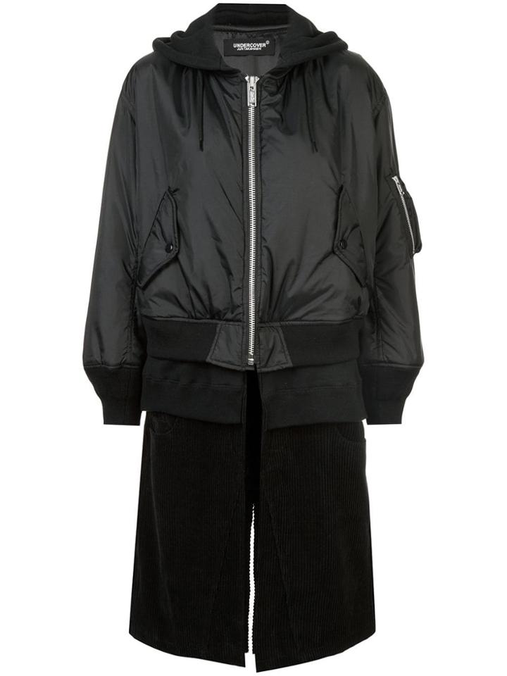 Undercover Layered Bomber Jacket - Black