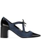 Fabrizio Viti Blue Suede Take A Bow 70 Pumps
