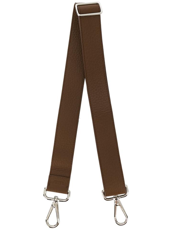 Orciani Leather Bag Strap - Brown