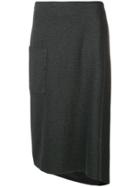 Tibi Origami Skirt - Grey
