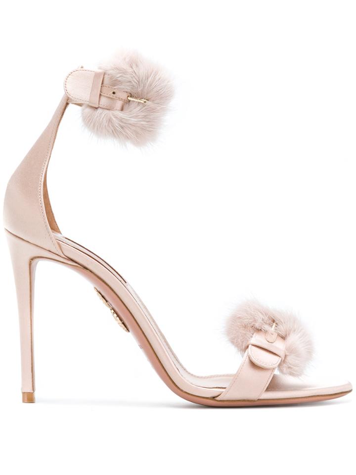 Aquazzura Sinatra Sandals - Pink & Purple