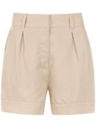 Egrey Pleated Tailored Shorts - Nude & Neutrals