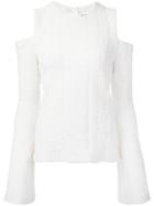 Yigal Azrouel Cable Knit Cutout Sweatshirt