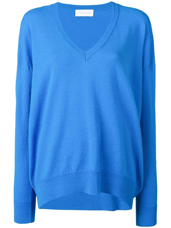 Christian Wijnants Oversized Knitted Jumper - Blue