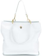 Giancarlo Petriglia Open Top Tote - White