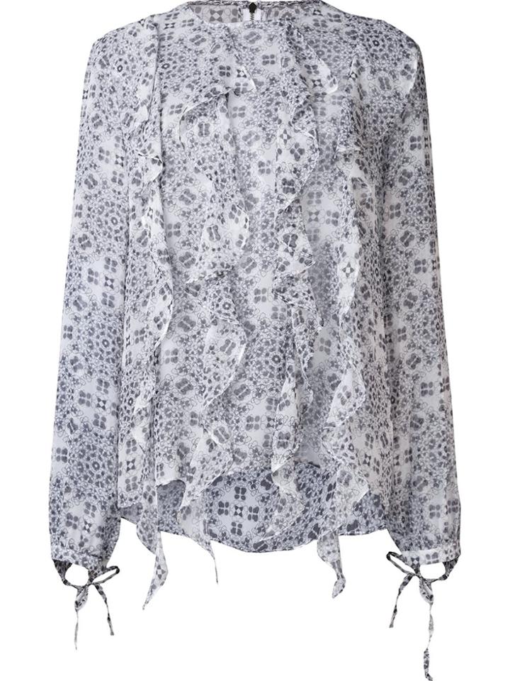 Thomas Wylde Silk 'zappa' Blouse - White
