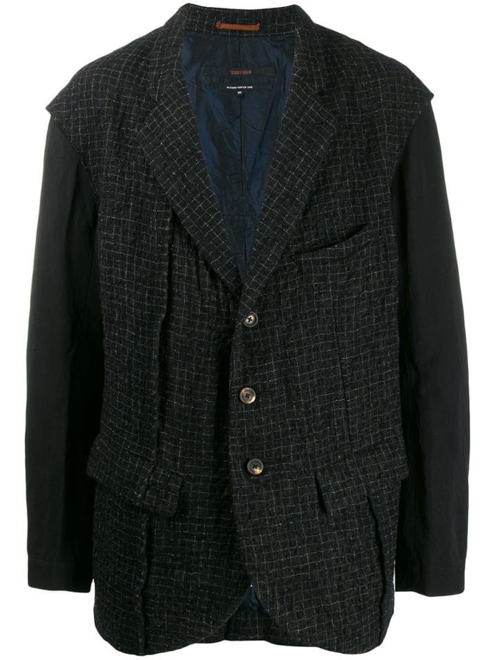 Ziggy Chen Printed Single-breasted Blazer - Black