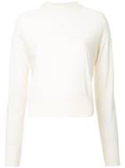 Theatre Products Ribbed Trim Sweatshirt - Nude & Neutrals