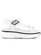 Prada Flatform Sole Sandals - White