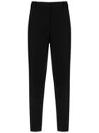 Alcaçuz Censura Cropped Trousers - Black