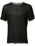 Ma+ Panelled T-shirt, Men's, Size: 50, Black, Cotton