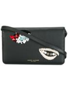 Marc Jacobs Embellished Crossbody Bag, Women's, Black, Calf Leather