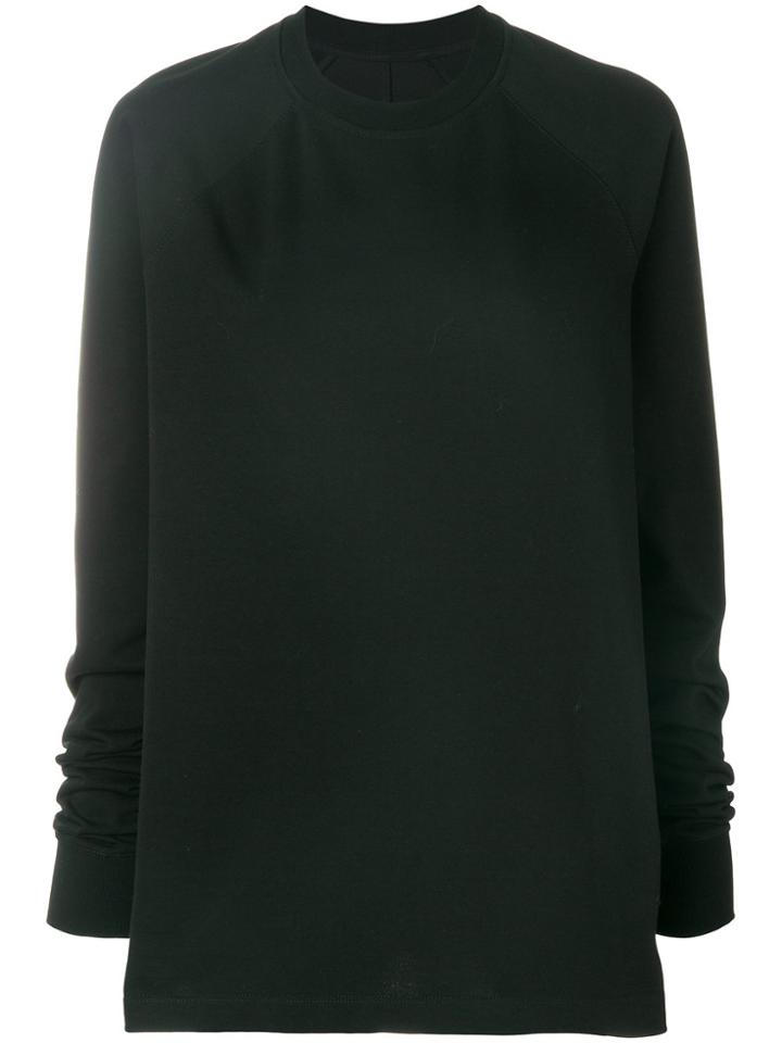 Rick Owens Relaxed Fit Sweatshirt - Black