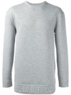 Helmut Lang Box Fit Sweatshirt, Men's, Size: Small, Grey, Polyester/rayon/spandex/elastane