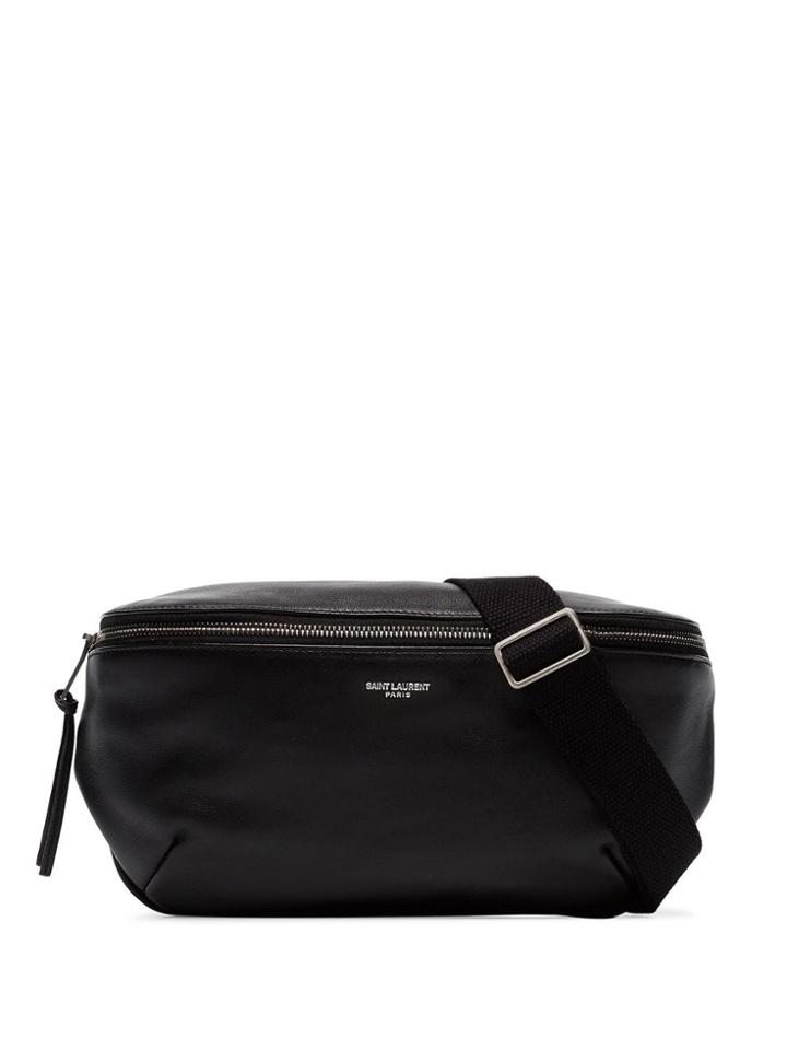 Saint Laurent Zipped Belt Bag - Black