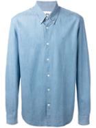 Études - Denim Shirt - Men - Cotton - 46, Blue, Cotton