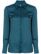Equipment Rene Concealed Placket Shirt - Green