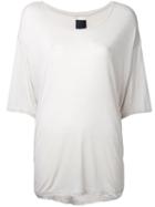 Thom Krom - Loose Fit T-shirt - Women - Linen/flax/viscose - L, Women's, Grey, Linen/flax/viscose