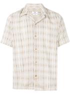 Cmmn Swdn Striped Short-sleeve Shirt - Nude & Neutrals