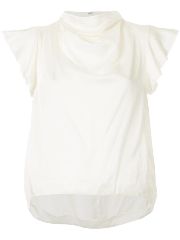 08sircus High-neck Blouse - White