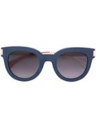 Tommy Hilfiger Tinted Cat Eye Sunglasses - Blue