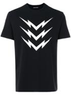 Neil Barrett - Lightning Print T-shirt - Men - Cotton - M, Black, Cotton