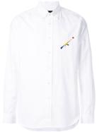Commune De Paris Embroidered Gun Shirt - White