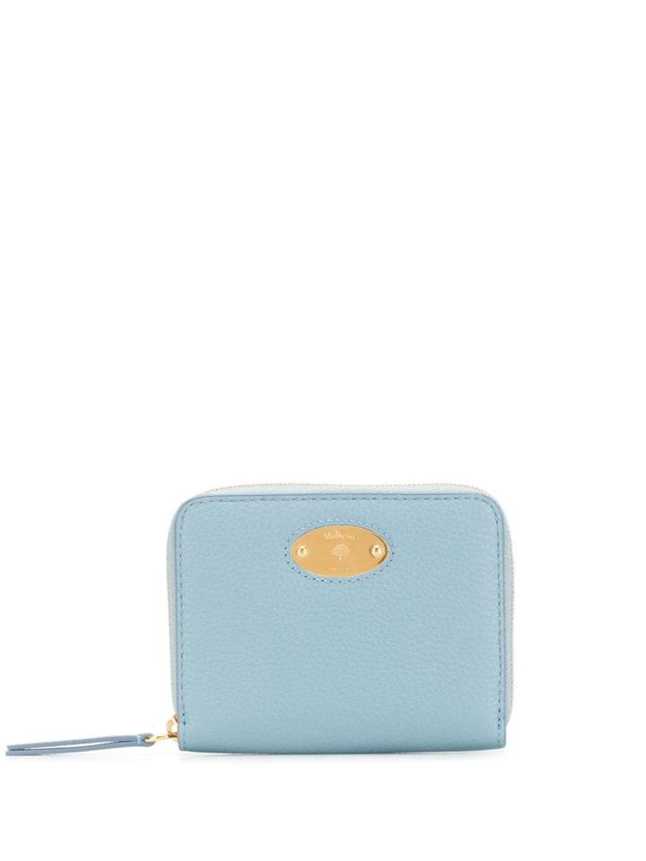 Mulberry Logo Plaque Purse - Blue