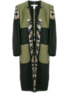 Comme Des Garçons Shirt Camouflage Print Coat - Green