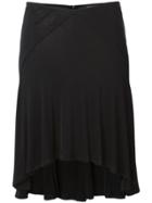 Versace Vintage Fluid Flared Skirt - Black