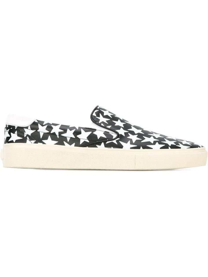 Saint Laurent Skate Sneakers, Men's, Size: 39, White, Leather/rubber
