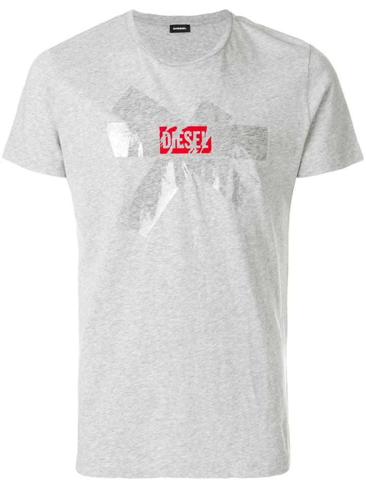 Diesel T-diego-sx T-shirt - Grey