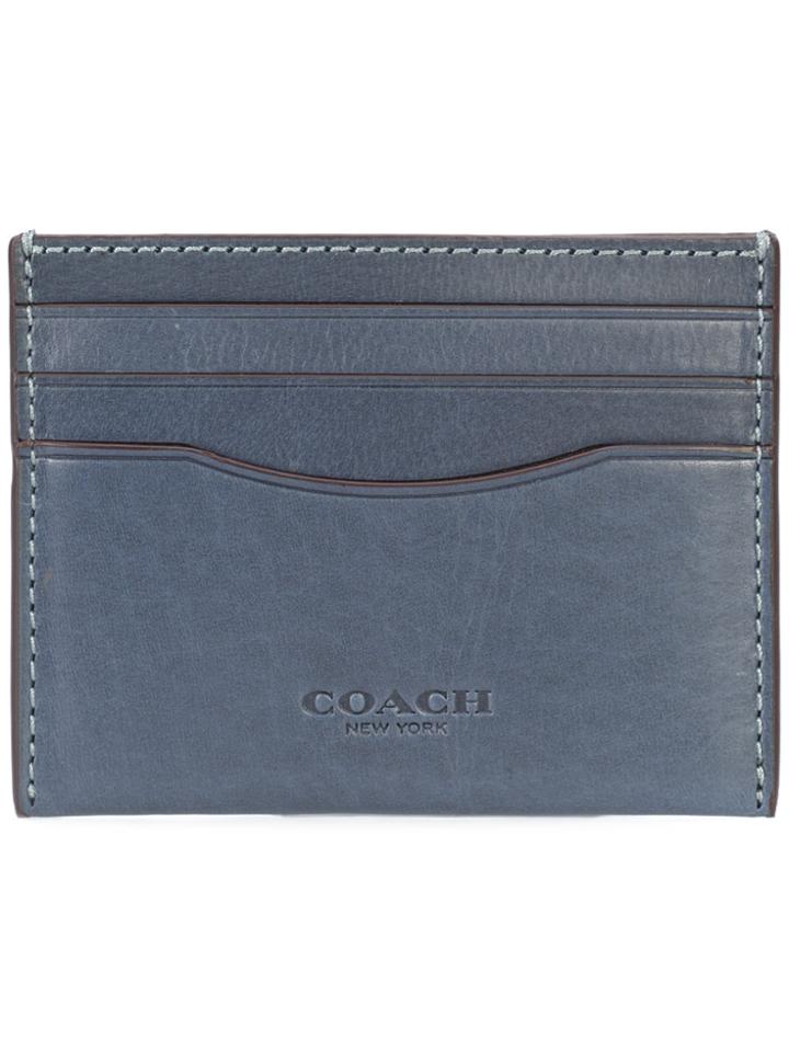 Coach Card Case - Blue