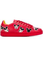 Moa Master Of Arts 'rosso' Embroidered Sneakers