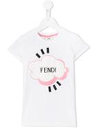Fendi Kids Cloud T-shirt, Toddler Girl's, Size: 3 Yrs, White