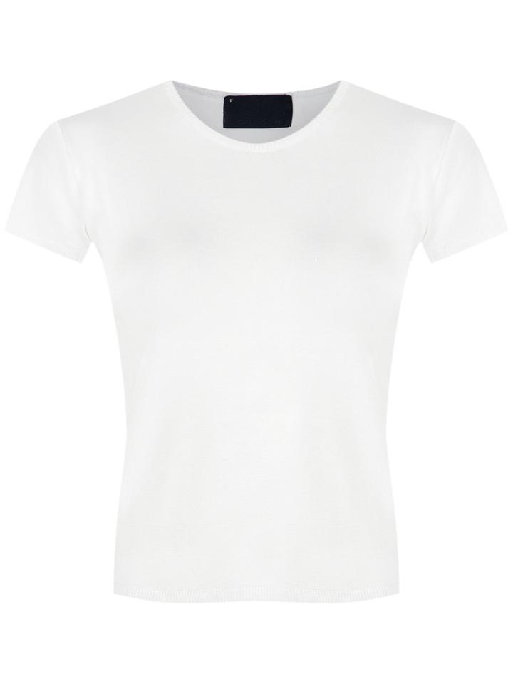 Andrea Bogosian Knit T-shirt - White