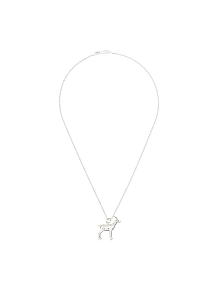Hatton Labs Goat Pendant Necklace - White