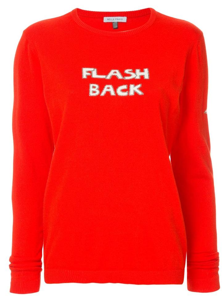 Bella Freud Flash Black Jumper - Red