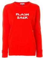 Bella Freud Flash Black Jumper - Red