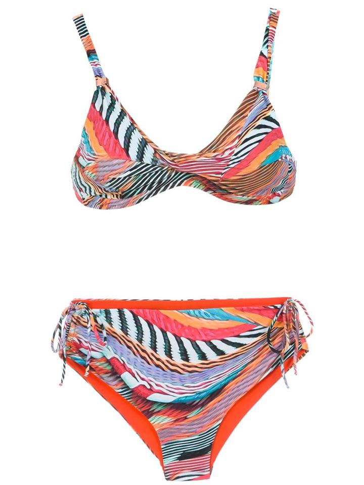 Lygia & Nanny Printed Marcela Bikini Set - Yellow & Orange