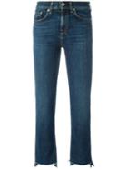 Rag & Bone /jean Cropped Jeans, Women's, Size: 30, Blue, Cotton/polyurethane