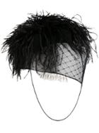 Piers Atkinson Feather Headband - Black