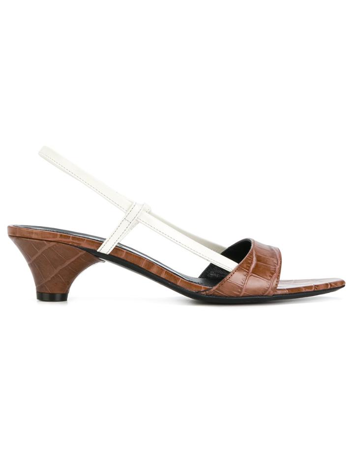 Marni Sling Back Sandals - Brown
