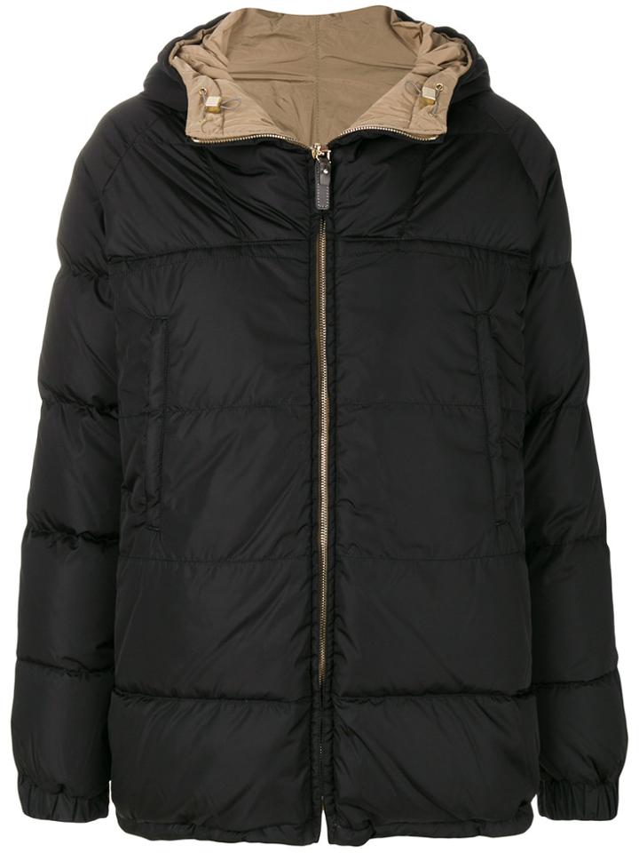 's Max Mara Reversible Down Jacket - Black